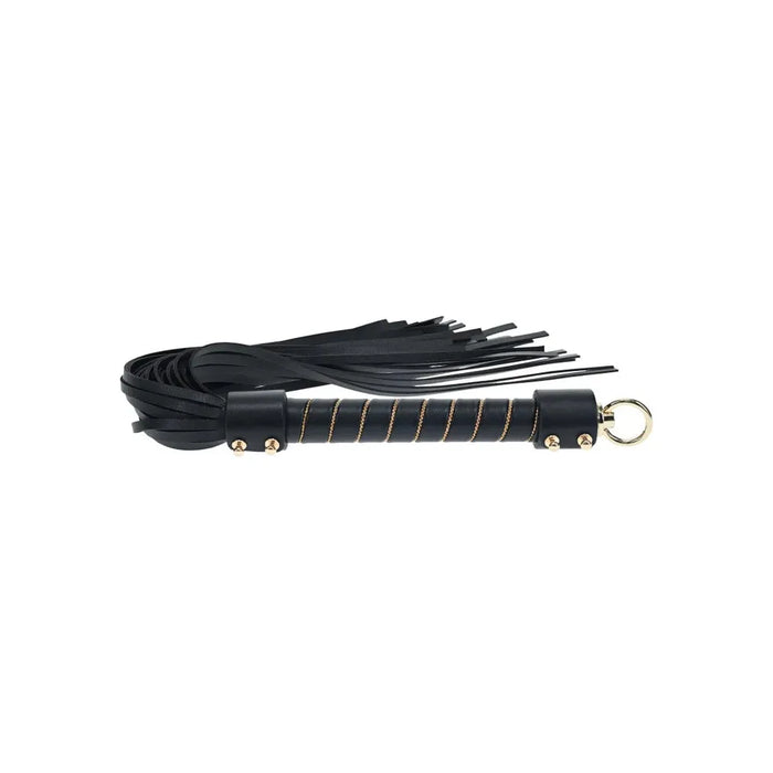 black and gold flogger, london collection