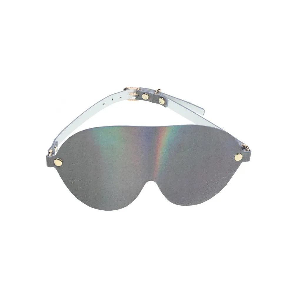 sunglass shape blindfold in black