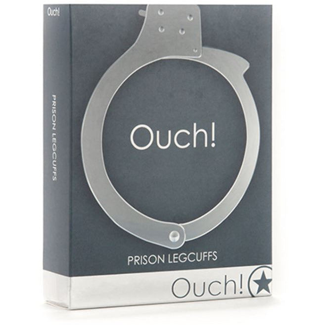 ouch pleasure metal legcuffs by shots source adult toys