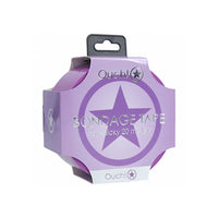 Purple packaging of Ouch! bondage tape with a star design on a white background