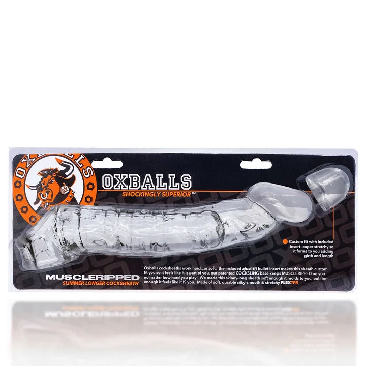 package of oxballs muscle ripped penis sheath