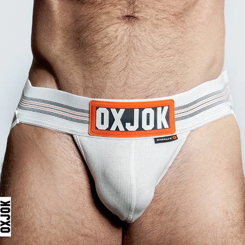 men's jockstrap undies white