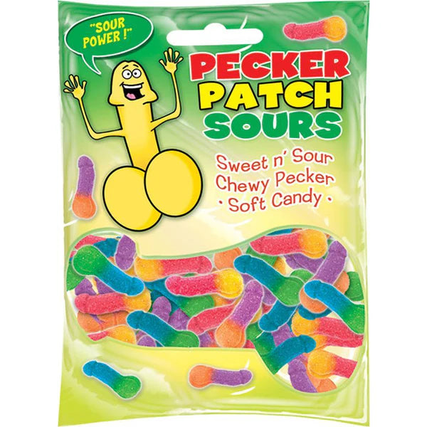 pecker shaped sour gummys