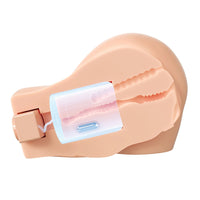 pdx elite realistic ass and vagina masturbator with super good vibrations, powerful suction technology inner texture