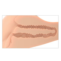 Illustration of inside texture of male masturbator