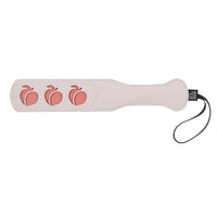 light pink paddle with 3 impression peaches 