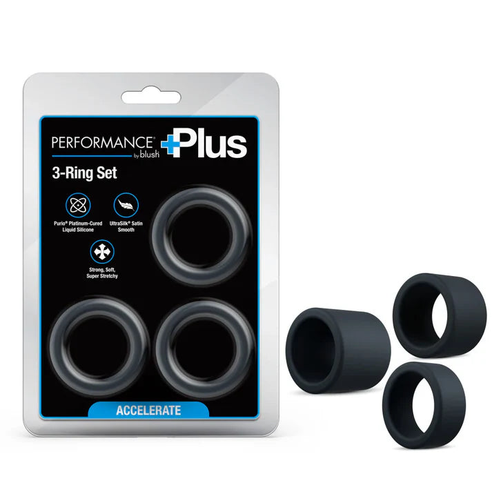 Performance Plus Accelerate Cock Rings by Blush | Source Adult Toys