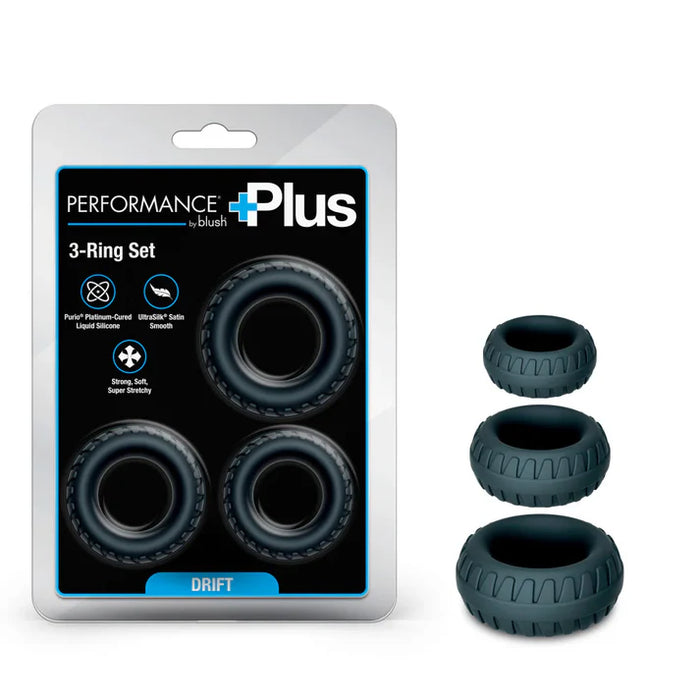3 sizes of tire tread cock rings with package