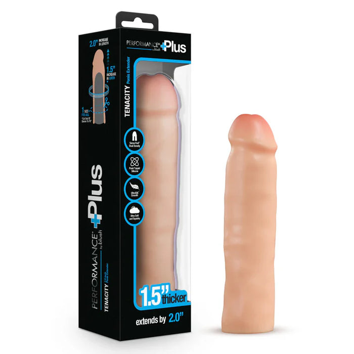 realistic penis extension 1.5" thick and 2" height