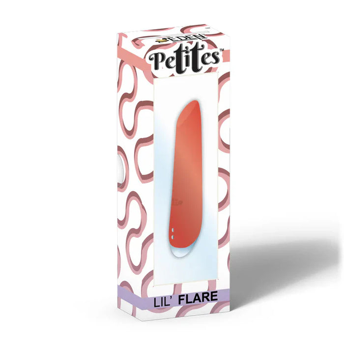 red tapered head vibrator on box packaging