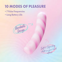 pink swirl vibrating bullet flexible