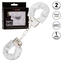 playful metal faux furry hand cuffs by california exotics source adult toys