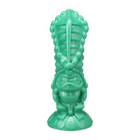 pleasure idols mala ma ona earth idol dildo on white back ground