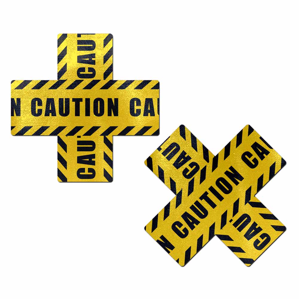 Caution Tape Pasties by Pastease