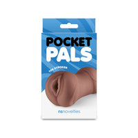Package of Pocket Pals TPE Stroker by ns novelties on a white background