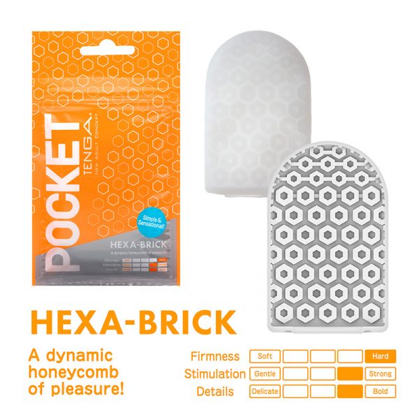 hexa brick disposable masturbator