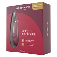 burgundy premium 2 clitoral suction vibrator