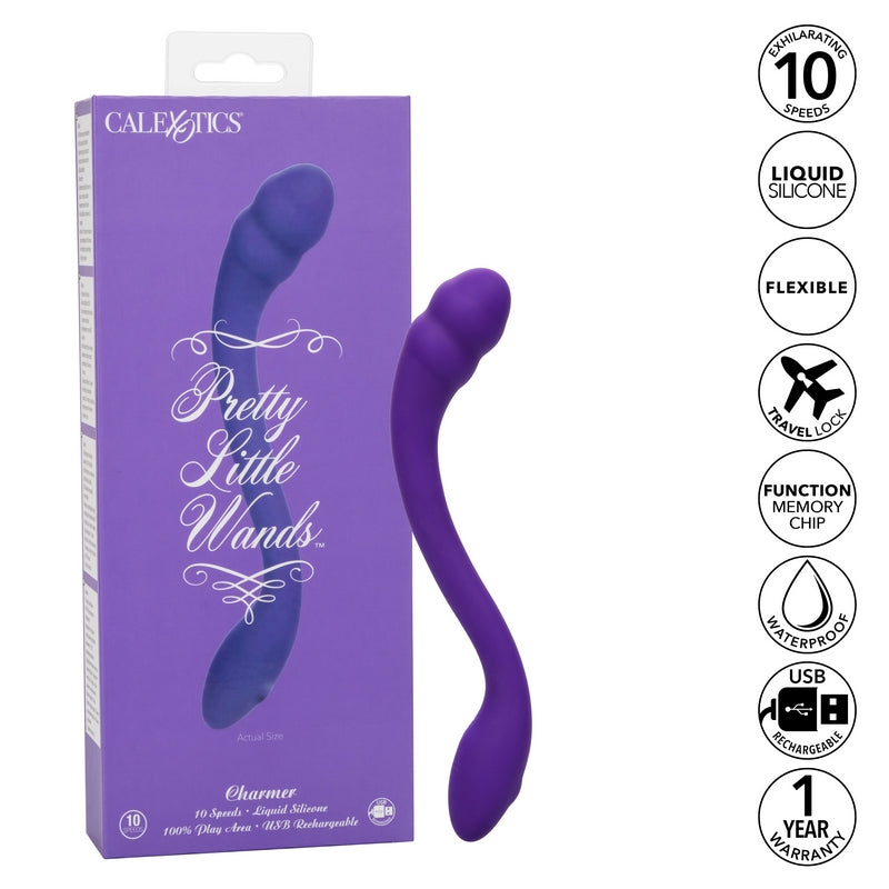 purple silicone flexible vibrator
