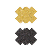 croses 2pk pasties in gold or black 