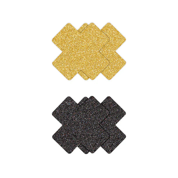 croses 2pk pasties in gold or black 