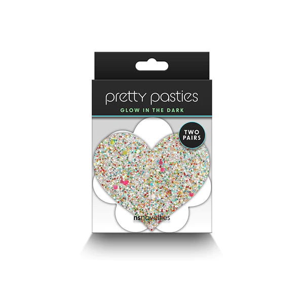 pretty pasties heart & flowers by ns novelties source adult toys