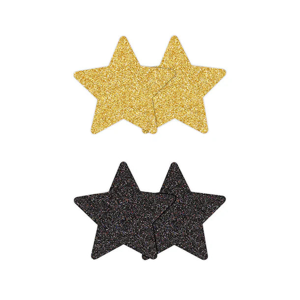 star pasties 2 pack in gold or black