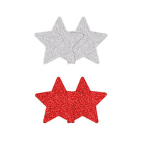 star pasties 2 per color red or silver