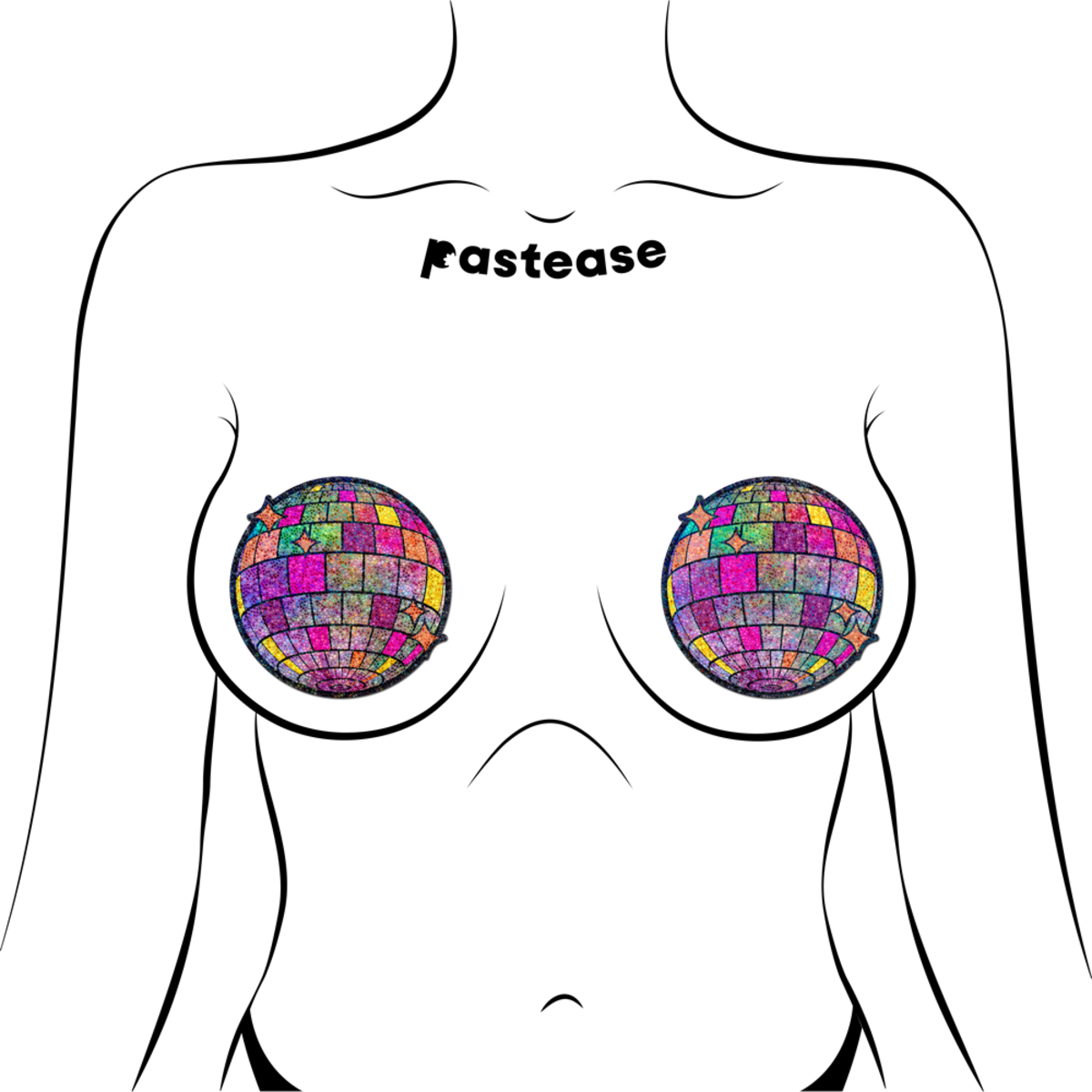 Disco Ball Pasties by Pastease