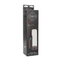 pumped extreme power rechargeable automatic penis pump in box packaging