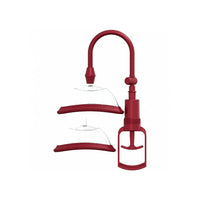 womens pussy pump in red and clear with 2 size cups