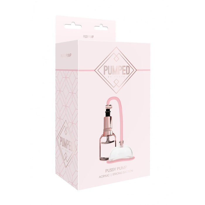pink & clear pussy pump with trigger finger pump