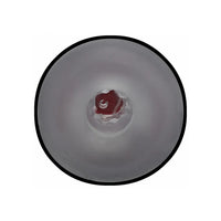open end of masturbator on white background