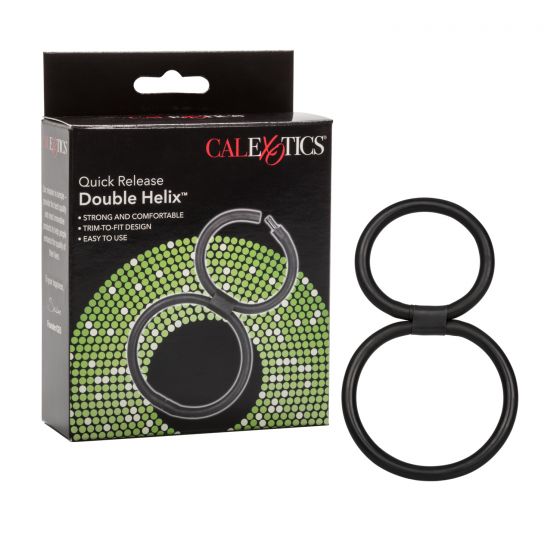 quick release cock and ball strap cock ring next to cal exotics box