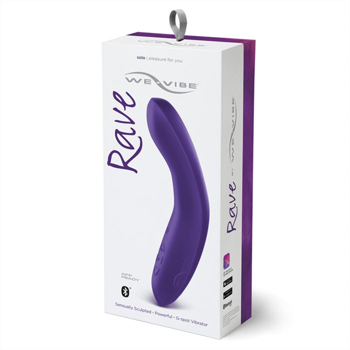 purple curved vibrator on box