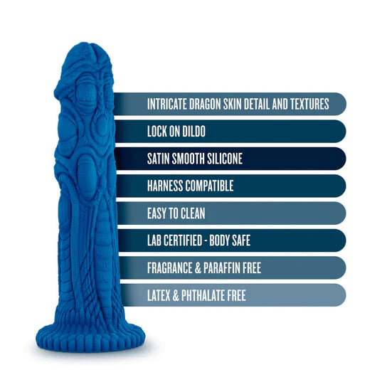 blue cyborg dildo