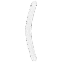 clear 18" jelly double ended dildo