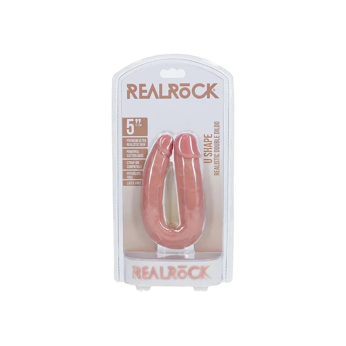 brige u shaped 5" realistic dildo in package