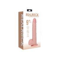 realistic dildo with balls 9 inches 