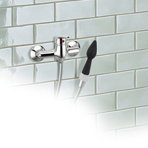 black anal plug anal douche, on shower head