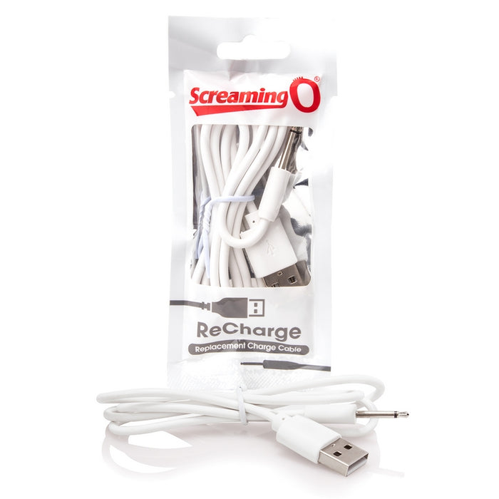 white recharge cable with white package