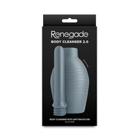 Renegade Body Cleanser 2.0 packaging with a gray cleanser on a white background