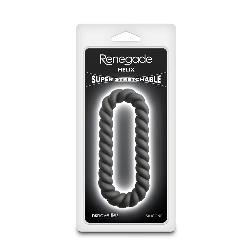 renegade helix braided cock ring in packaging