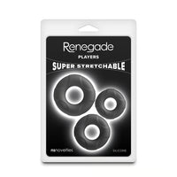 3pk cock rings in renegade packaging
