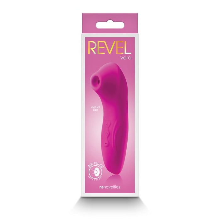 pink silicone suction vibrator