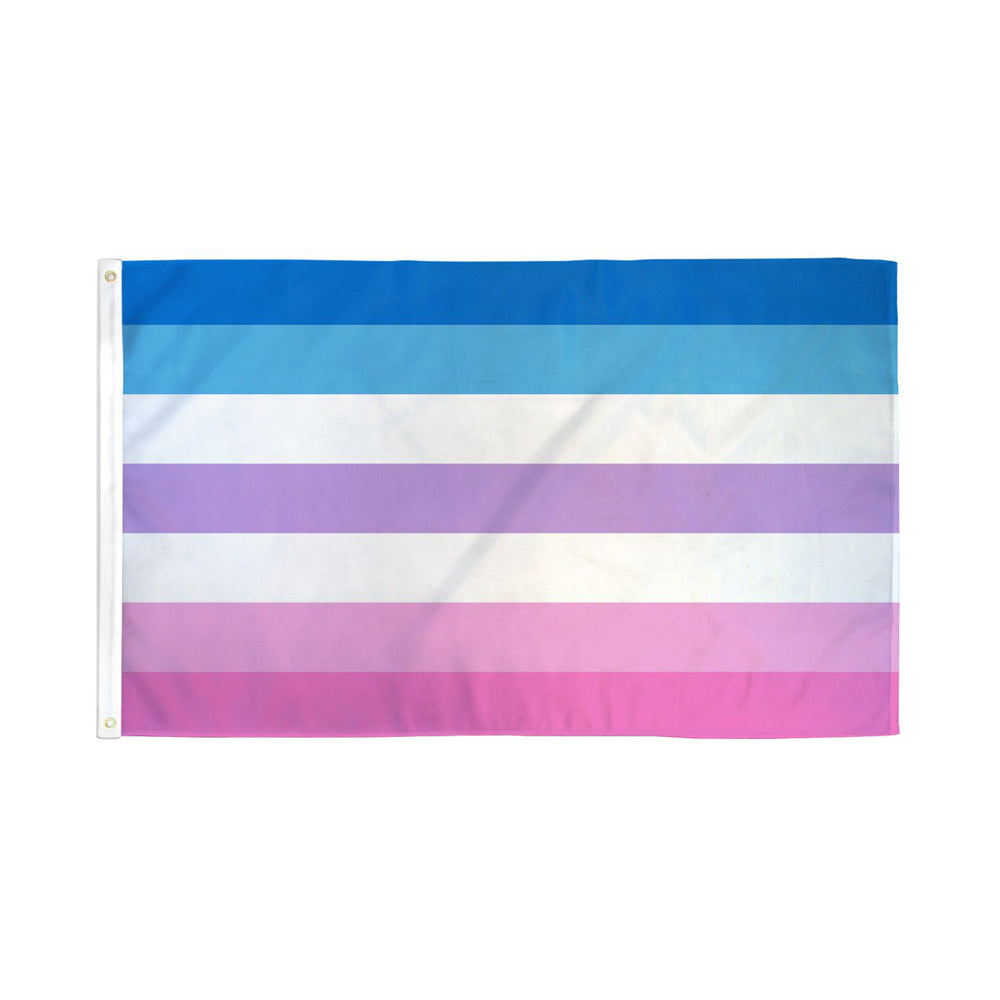 Bigender Flag 3' x 5' Polyester