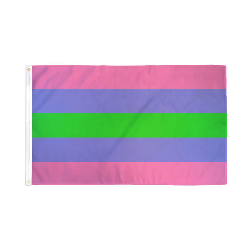 Trigender Flag 3' x 5' Polyester