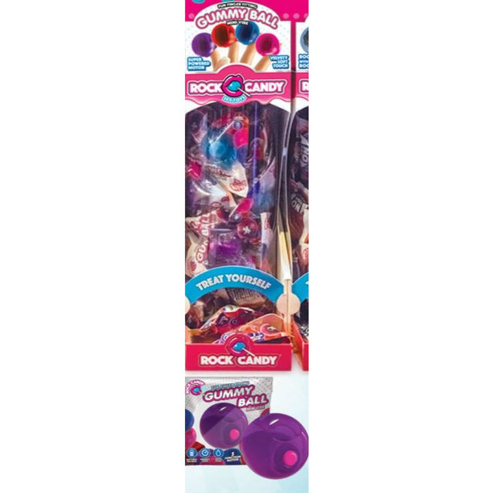 multi colored gummy finger ball vibrators in package