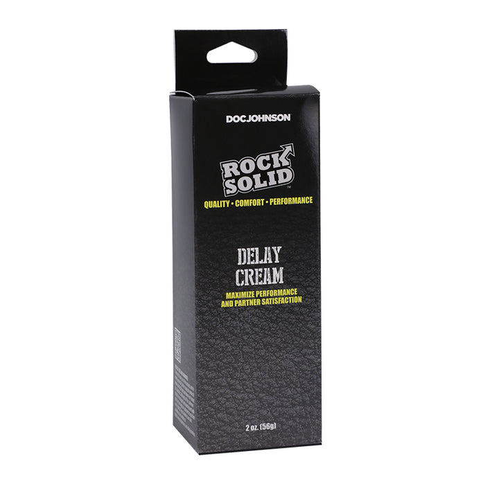 black and grey box of rock solid delay crea,