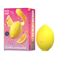 romp lemon shaped clitoral vibrator beside packaging