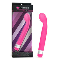 sleek handle with egg shaped curved head in pink